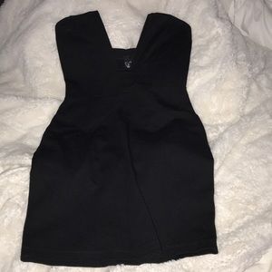 strapless little black dress LBD